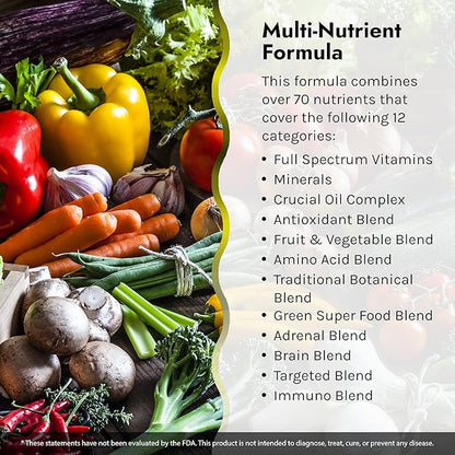 Irwin Naturals Women's Living Green Liquid-Gel Multi - 120 Liquid Soft-Gels, Pack of 2 - Includes 70 Essential Nutrients, Vitamins & Minerals - 80 Total Servings