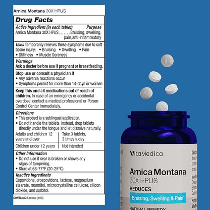 VitaMedica | Arnica Montana 30X + Bromelain with Quercetin + Clinical Support Formula Bundle