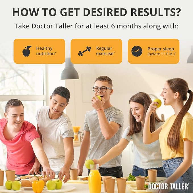 NuBest Doctor Taller - Premium Bone Strength Formula for Bone Strength, Immunity & Healthy Bone - Keto with Calcium, Vitamin D3, Vitamin K2, Amino Acids & Herbs for Children (8+) - 2 Pack