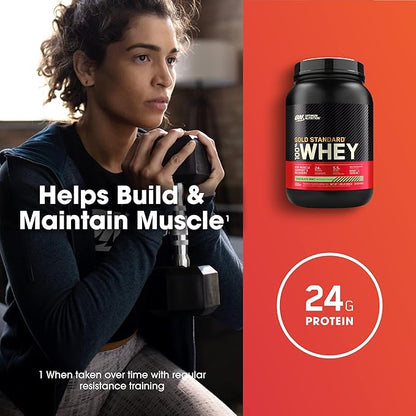 Optimum Nutrition Gold Standard 100% Whey Protein Powder, Chocolate Mint, 2 Pound (Packaging May Vary)