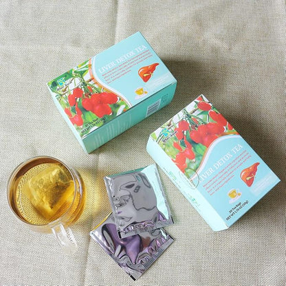Liver Detox Tea, Liver Cleanse Tea, for Fatty Liver and Alcoholic Liver, 20 Tea Bags