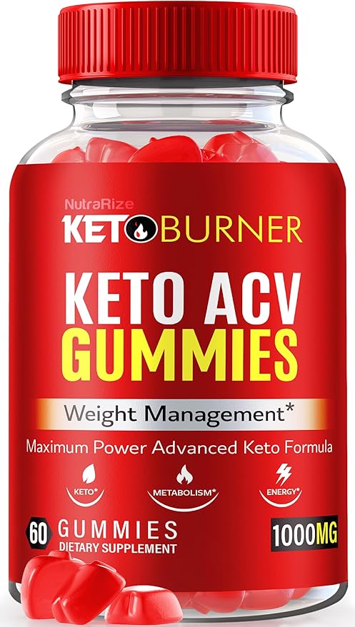 Keto Burner ACV Gummies, Keto Burner Keto ACV for Weight Loss, All Natural Keto Plus Apple Cider Vinegar Gummy, Advanced Keto+ACV, Official KetoBurner Brand Reviews (60 Gummies)