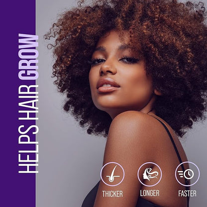 The Mane Choice MANETABOLISM Plus Healthy Hair Growth Vitamins - Supplements for Longer, Thicker, Healthier Hair - Hair Skin & Nails Vitamins for Women & Men (60 Capsules) Packaging May Vary