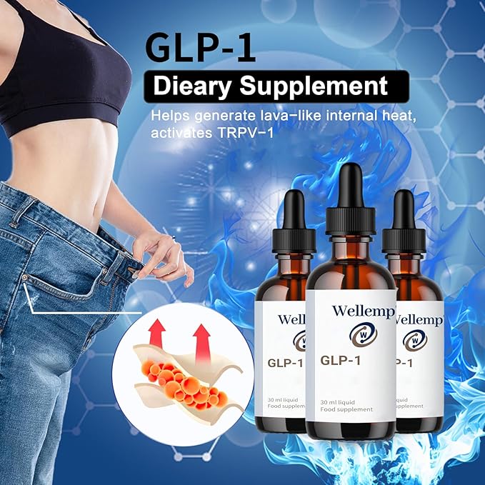 GLP-1 Drops Supplement Drops, for Men&Women 1Fl Oz (1PCS)