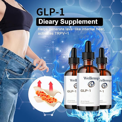 GLP-1 Drops Supplement Drops, for Men&Women 1Fl Oz (1PCS)