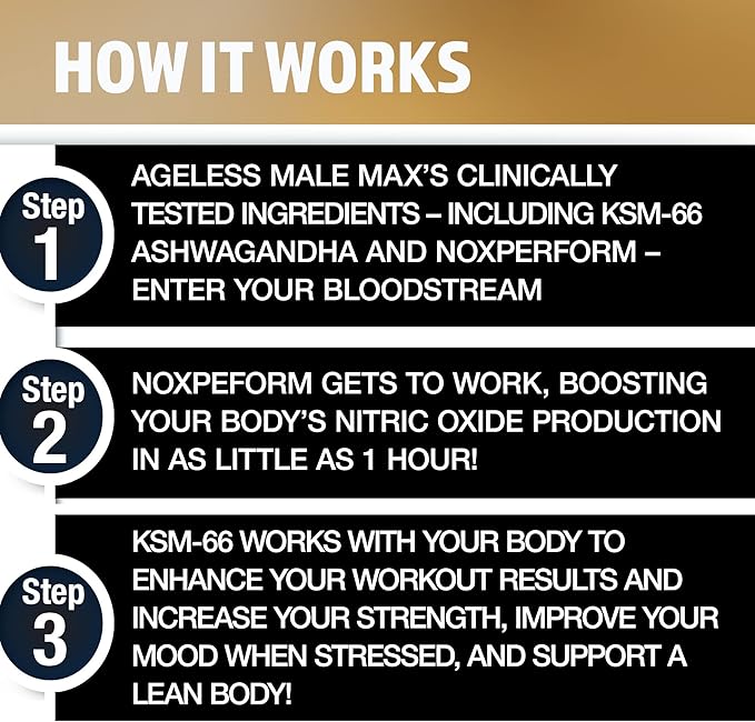 Max Chewable Nitric Oxide Booster Supplement for Men – High Potency Ashwagandha Extract to Boost Workouts, Muscle & Performance, Reduce Stress, Support Sleep - 100 Count