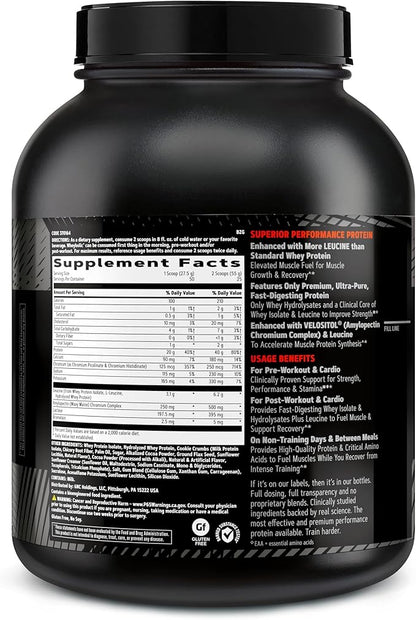 GNC AMP Wheybolic Whey Protein Powder Isolate with BCAA | Targeted Muscle Building and Workout Support Formula | Gluten Free | Chocolate Mint| 25 Servings