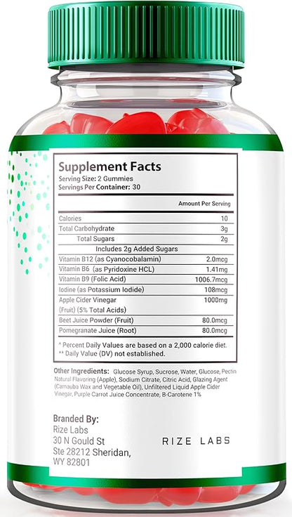 Puradrop Extra Power Gummies for Weight Loss Management, Extra Strength, Keto ACV (Apple Cider Vinegar) Gummy Supports Healthy Metabolism (60 Gummies)