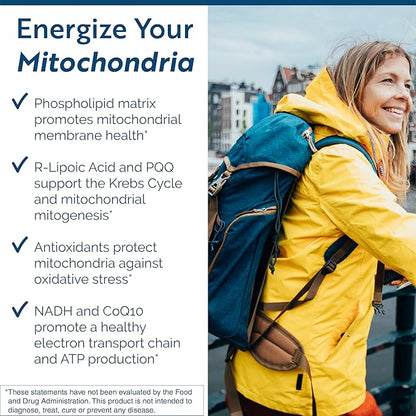 Researched Nutritionals Mens & Womens Vitamins for Energy Support - Optimized Energy Duo - Adrenal Support & Mitochondrial Supplements to Promote Optimal Cellular Energy - ATP 360 & Energy Multi-Plex