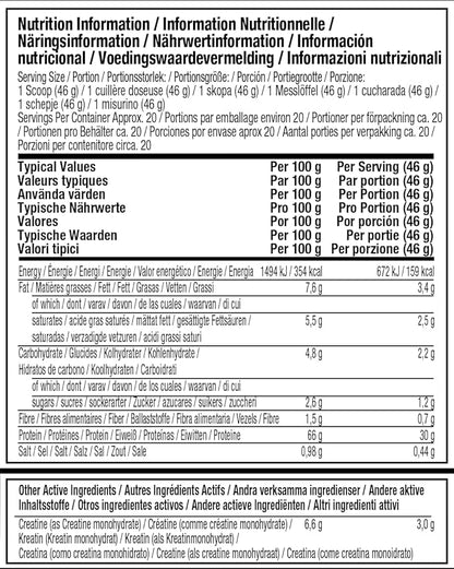 Muscletech Whey Protein Powder (Milk Chocolate, 2.2 Pound) - Nitro-Tech Muscle Building Formula with Whey Protein Isolate & Peptides - 30g of Protein, 3g of Creatine & 6.6g of BCAA