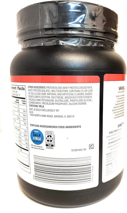 Elevation by Millville Vanilla Protein Powder 32oz, pack of 1