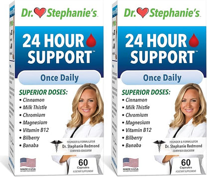 Dr. Stephanie's 24 Hour Support - Once Daily Supplement - 2 Pack