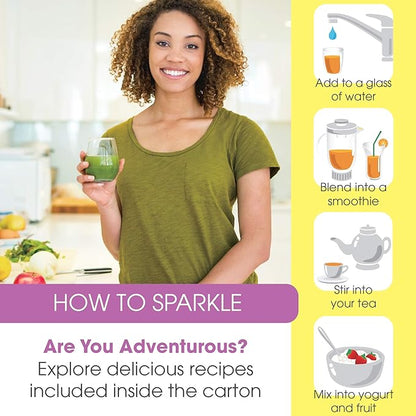 Sparkle Wellness Skin Boost Plus (Mixed Berry) [30-Serves] | Collagen Powder Supplement with VERISOL Bioactive Hydrolyzed Collagen Peptides, Vitamin C & Hyaluronic Acid to Improve Skin Elasticity