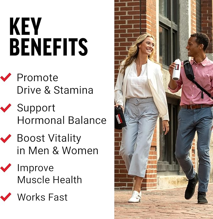 FORCE FACTOR Horny Goat Weed for Men, 3-Pack, Natural Male Drive & Vitality Supplement with Natural Ingredients for Superior Absorption, Fundamental Series, 750mg, 180 Capsules