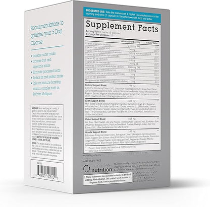 Complete Nutrition Reclaim Whole Body Cleanse- 5 Day Detox