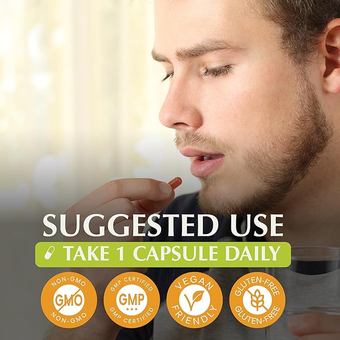 Jiva Botanicals Lycopene Capsules - Antioxidant Support - Premium Lycopene Supplement from Tomato Fruit - 120 Veggie Capsules