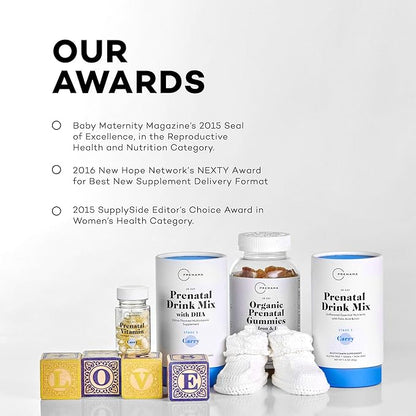 Premama Prenatal Vitamins with DHA and Folate - Once Daily Multivitamin for Women, Fertility Support Supplement, Non GMO, Vegan, Gluten Free, Choline for Brain Development , 28 Capsules (Pack of 3)