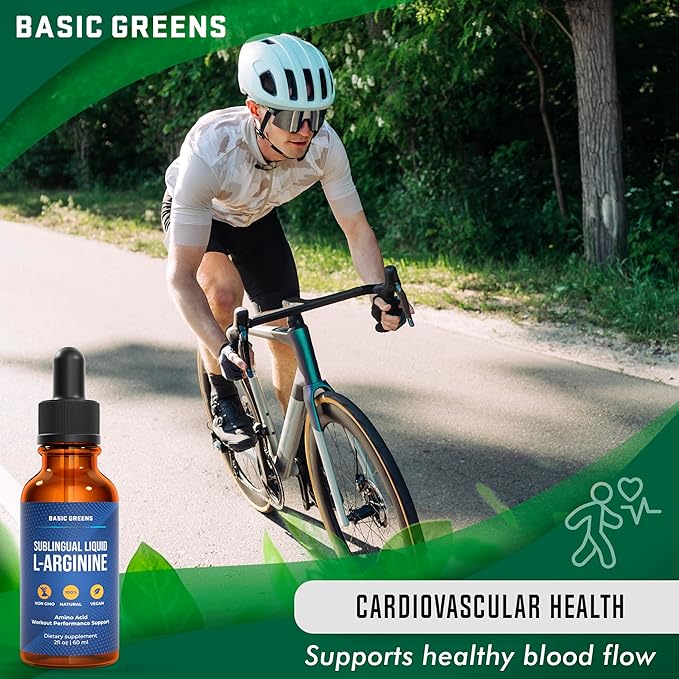 L Arginine Liquid - L-Arginine Supplement for Men and Women with Nitric Oxide Precursor, L Arginine Supplement