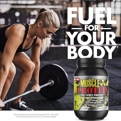 Muscle Whey Protein [5 lbs/Pack of 1]–Chocolate Flavored Protein Powder, 25,000mg Amino Acids/Serving, Cold Filtered(Packaging May Vary)