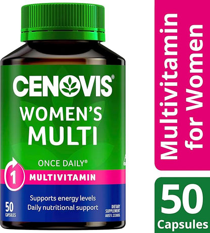 Once Daily Women's Multi Vitamins &Minerals 50 Capsules