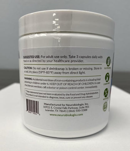 Neuro biologix Women's Essential Multi, Daily Multivitamin for Women with Iron, Superior Bioavailability for Methylation Support, Hormonal Balance - Organic, Methylated Formula, 90 Capsules