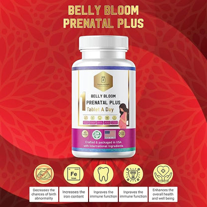 Prenatal Multivitamin with Iron – Women's Multivitamin Supplement to Boost Iron Levels and More.
