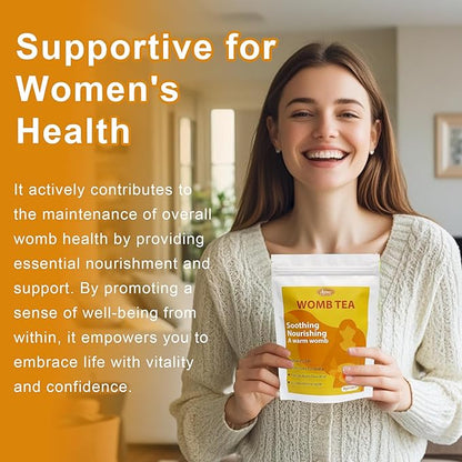 Auranic Natural Womb Detox Tea, Uterus Cleansing Detox Tea for Women to Get Pregnant Fast Fertility Tea, Herbal Fibroid Tea for Relieve Menstrual & Period Cramps, Uterus Cleanse Woman Health Care