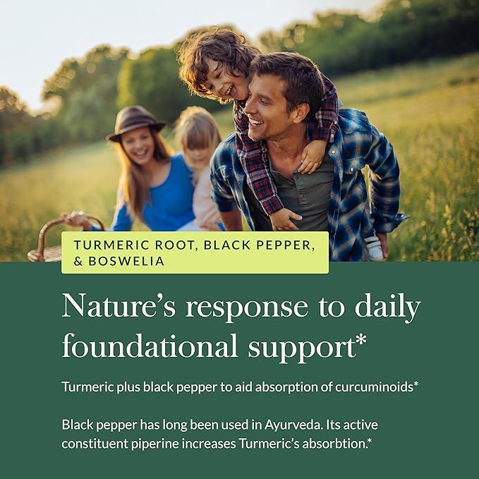 Gaia Herbs Turmeric Supreme Joint Health - Joint Support Supplement - with Quercetin, Black Pepper, Boswellia, Ginger Root, Curcuminoids, & More - 60 Liquid Phyto-Capsules (15-Day Supply)