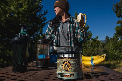 Built For Xtreme Replenish Energy Fruits and Greens Immune Boost, Lemon Lime Flavored Superfood Powder 12.59oz for Total Body Wellness and Immunity Boost