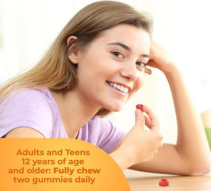 ONE A DAY Teen Multi+ Immunity Defense Vitamins, Multivitamin Gummies With Boost of Immunity Support with Vitamins A, C, D, E, Selenium & Zinc, 120 Count