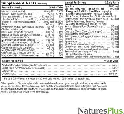 Natures Plus Source of Life - 30 Tablets - Multivitamin & Mineral Supplement - Supports Natural Energy & Overall Well-Being - Gluten Free, Vegetarian - 10 Total Servings