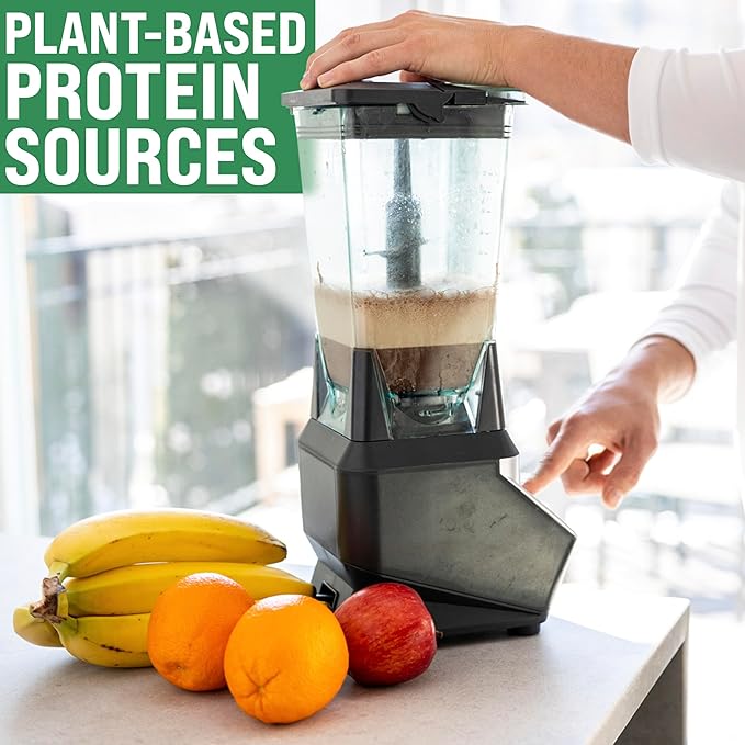 Rule 1 Proteins Plant Protein - Vegan, Gluten-Free, Dairy Free, & Soy Free Protein Powder with 20g Protein per Serving (20 Servings, Frozen Banana)