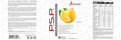 Metabolic Nutrition P.S.P. Physique Stimulating PreWorkout 672g Zero Sugar Caffeine Free (Lemonade)