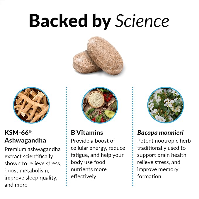 FORCE FACTOR Amazing Ashwa for Stress Relief, Memory, Focus, and Immune Support Health, Ashwagandha Supplement with KSM-66 Ashwagandha for Stress, Vitamins, Minerals, and Antioxidants, 360 Tablets