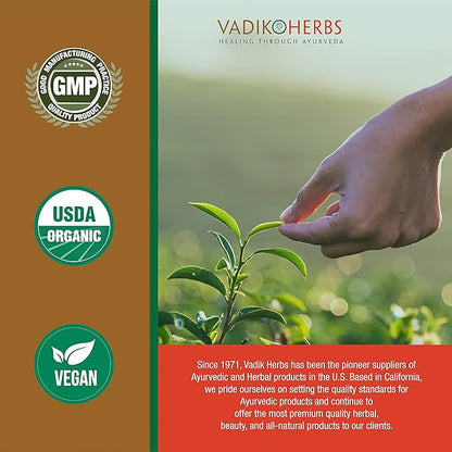 Vadik Herbs Mahasudarshan Powder 100 Vegicaps | Supports Immunity and Promotes Detoxification, Helps to Maintain Normal Body Temperature