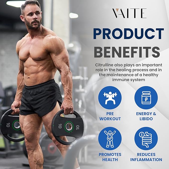 L Citrulline Gummies for Men - Powerful Vasodilator with Calcium, 1600mg per Serving, Extra Strength, Boosts Nitroxyl and Nitric Oxide Production, Supports Energy and Endurance, 60 Chewable Gummy