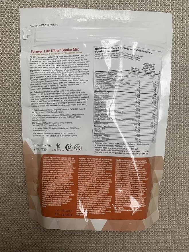 Forever Living - Forever C9 Lite Ultra Chocolate Cleanse Kit - Aloe Vera Gel, Plant-Powered Protein, Thermogenic Blend, Garcinia Cambogia, & Fiber