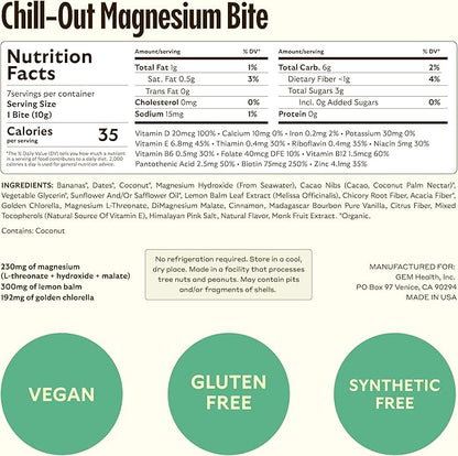 GEM Bite Complete Routine Variety Pack | Daily Multivitamin with Vitamin D, Vitamin K2 & E with Prebiotics & Probiotics (14) + Chill-Out Calm (7) & Deep Sleep Aid (7) | Soy-Free, Gluten-Free, Vegan