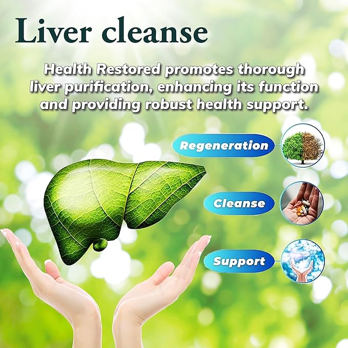 Health Restored Comprehensive Detox & Wellness Support for Men and Women - Premium 100% Clinoptilolite Zeolite Capsules - Supplement Robust Health Support with No Additives