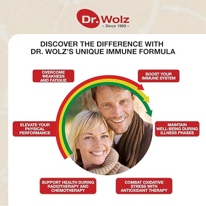 Dr. Wolz Zell Oxygen Immunkomplex Total Immune Support Supplement with Multivitamins, Organic Formula Blend with Zinc, Selenium, Vitamin B Complex, VIT D3, Beta Glucan, Natural Immunity Boost, 250ml