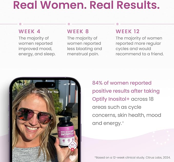 Premium Inositol Supplement - Myo-Inositol and D-Chiro Inositol Plus Folate and Vitamin D - Ideal 40:1 Ratio - Healthy Hormone Balance & Healthy Ovarian Support for Women - Vitamin B8-90 Day Supply