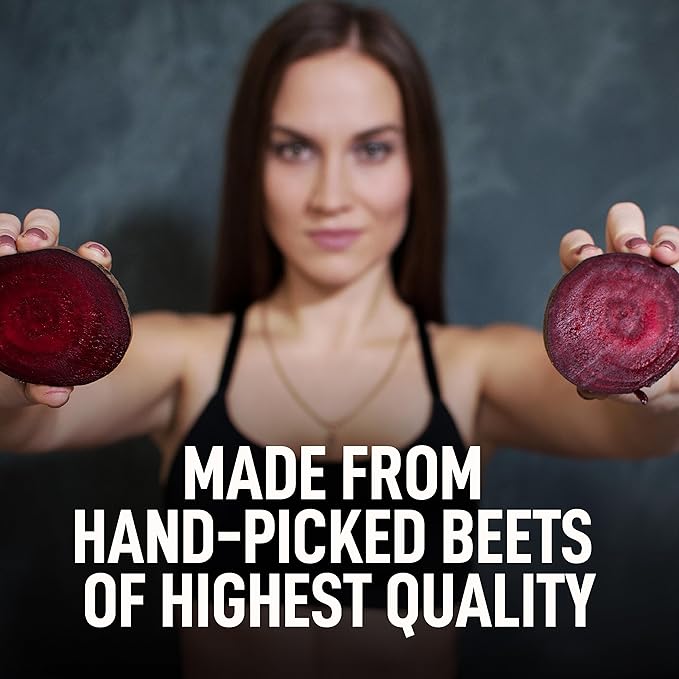 Organic Beet Root Powder, USDA Certified - Nitric Oxide Supplement, Beet Juice Powder Superfood for Healthy Heart, Beetroot Supplement, Beetroot Powder - 225 Servings, 2 lb
