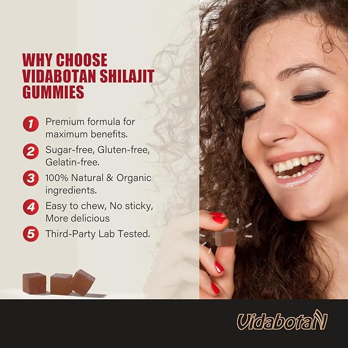 Shilajit Gummies 600 MG, 85+ Trace Minerals, Fulvic Acid, Pure Shilajit with Ashwagnadha, Black Seed Oil for Men & Women, Sugar Free, Lemon Flavor, 90 Gummies