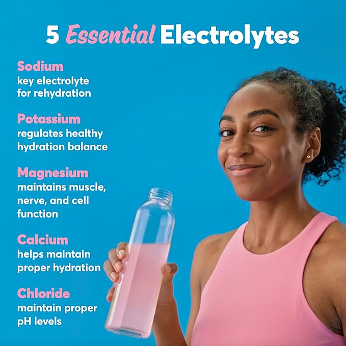 Nuun Sport + Caffeine Electrolyte Tablets - Dissolvable in Water, Mixed Flavor Box, 5 Essential Electrolytes for Hydration, 1g Sugar Drink Mix, Vegan, Non-GMO, 4 Pack (40 Servings)