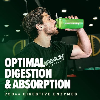 Magnum Nutraceuticals Quattro Vegan Protein Powder, Vanilla 2lb – Premium Plant-Based Protein Powder Isolate for Muscle Growth & Recovery