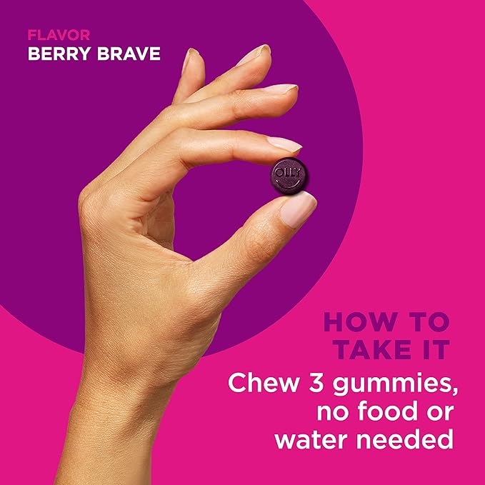 OLLY Immunity Gummy, Immune Support, Elderberry, Zinc, Vitamin C, Supplement, Berry Flavor, 15 Day Supply - 45 Count