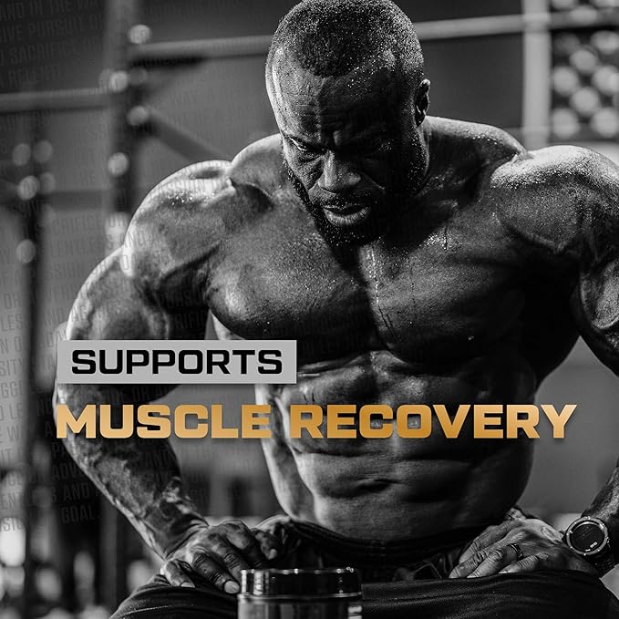 HOSSTILE Glutamine, Fermented L Glutamine Powder for Men & Women, Enhance Muscle Recovery, Support Protein Synthesis, Post Workout Recovery Drink, Unflavored, 60 Servings