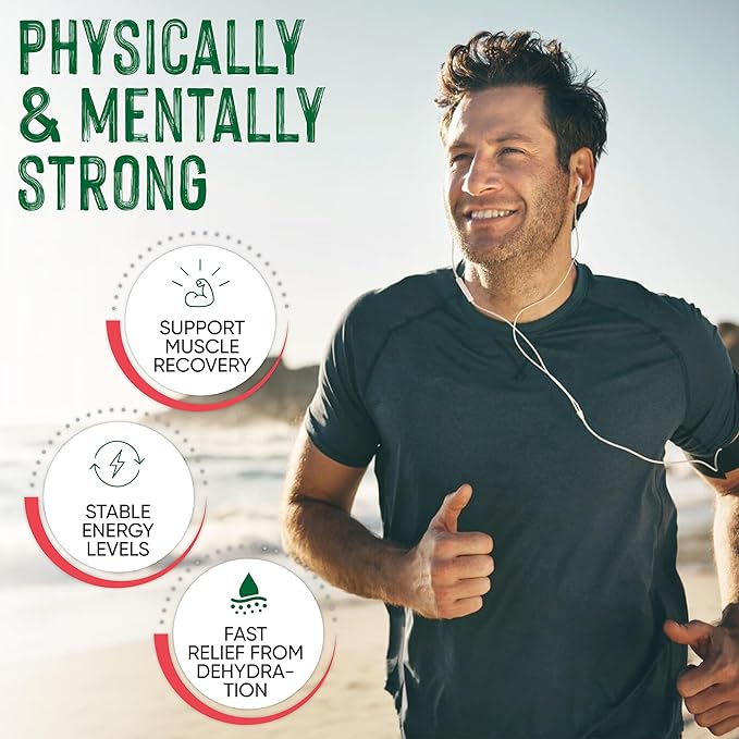 Electrolytes Powder Plus Keto, Strawberry (50 Servings) 0 Sugar, No Maltodextrin,1000mg Potassium,120mg Calcium,120mg Magnesium,Organic Vitamin C,Zero Calories, Energy Hydration Powder