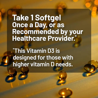 NatureWise Vitamin D3 10,000IU (250 mcg) Extra Strength for Healthy Muscle Function and Immune Support, Non-GMO, Gluten Free in Organic Extra Virgin Olive Oil, Softgel, 30 Count[1-Month Supply]