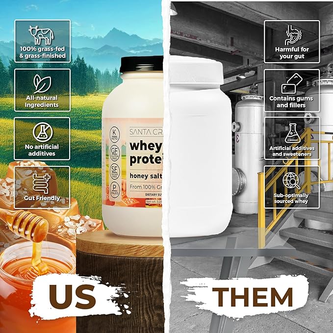 Santa Cruz Paleo Whey Protein Tub (Honey Salted Caramel)